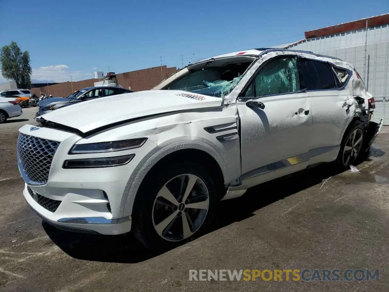 1 Photograph of a damaged car KMUHCESC8RU195038 GENESIS GV80 2024