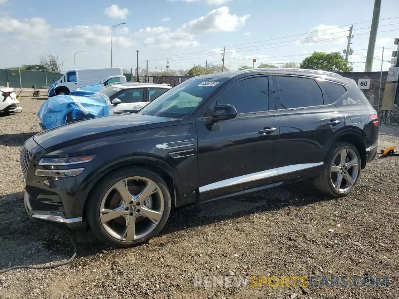 1 Photograph of a damaged car KMUHCESC9RU177826 GENESIS GV80 2024