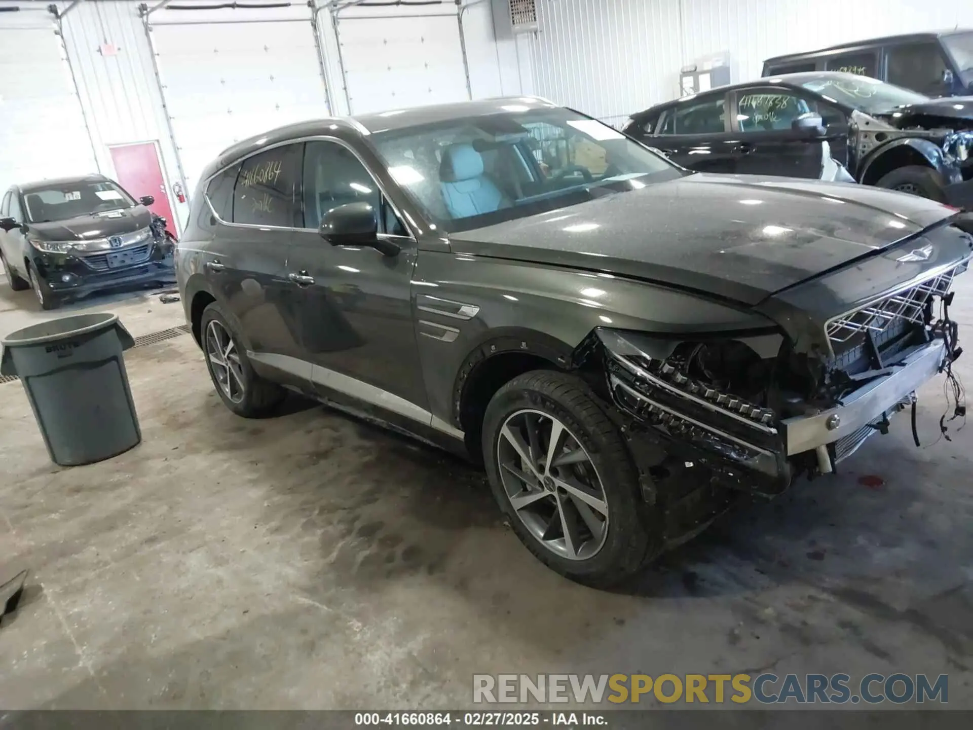 1 Photograph of a damaged car KMUHBESB0SU216187 GENESIS GV80 2025
