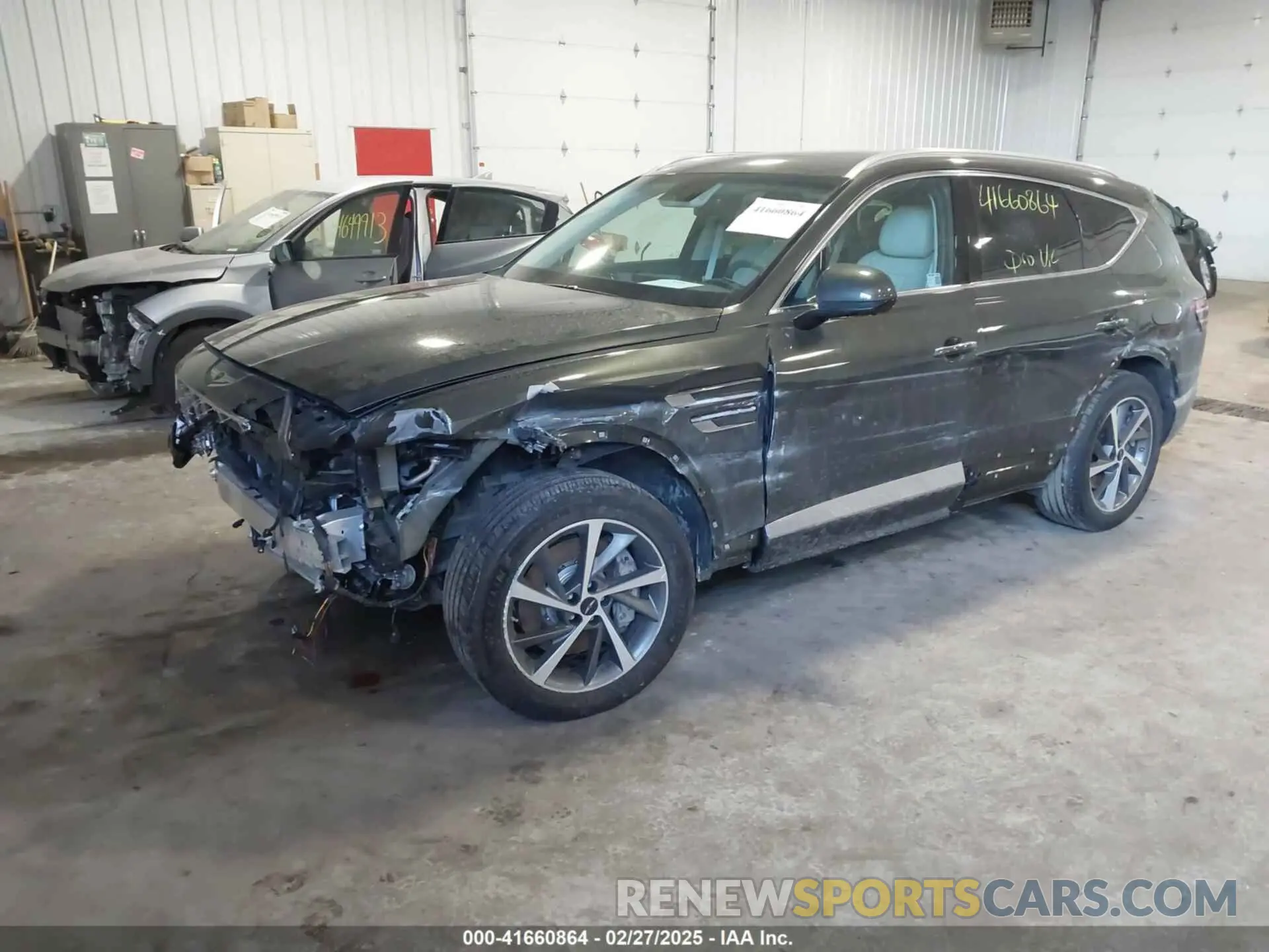 2 Photograph of a damaged car KMUHBESB0SU216187 GENESIS GV80 2025