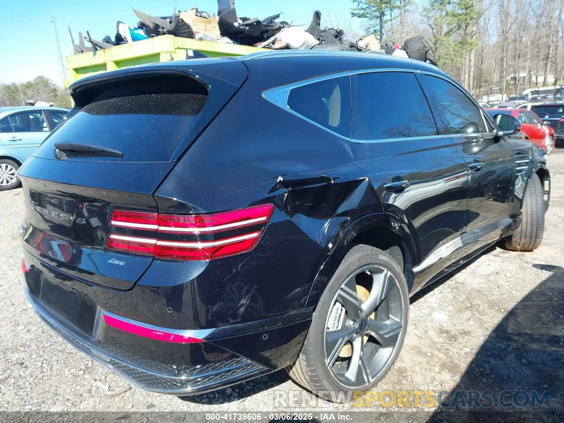4 Photograph of a damaged car KMUHCESB8SU230772 GENESIS GV80 2025