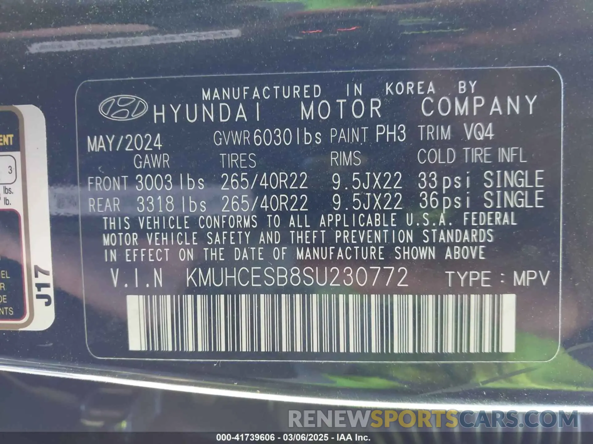 9 Photograph of a damaged car KMUHCESB8SU230772 GENESIS GV80 2025