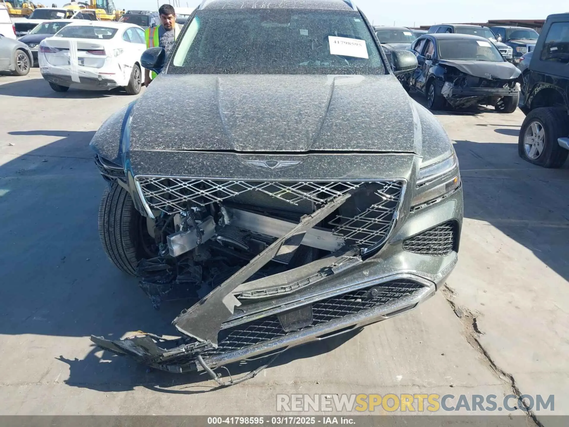 13 Photograph of a damaged car KMUHFESB0SU239716 GENESIS GV80 2025