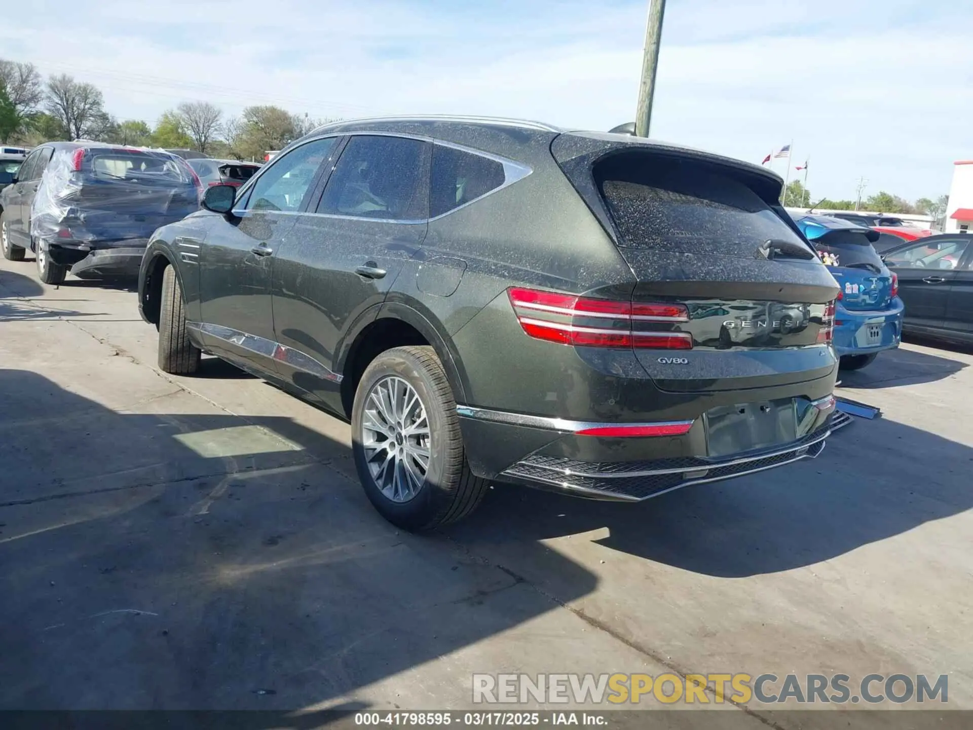 3 Photograph of a damaged car KMUHFESB0SU239716 GENESIS GV80 2025