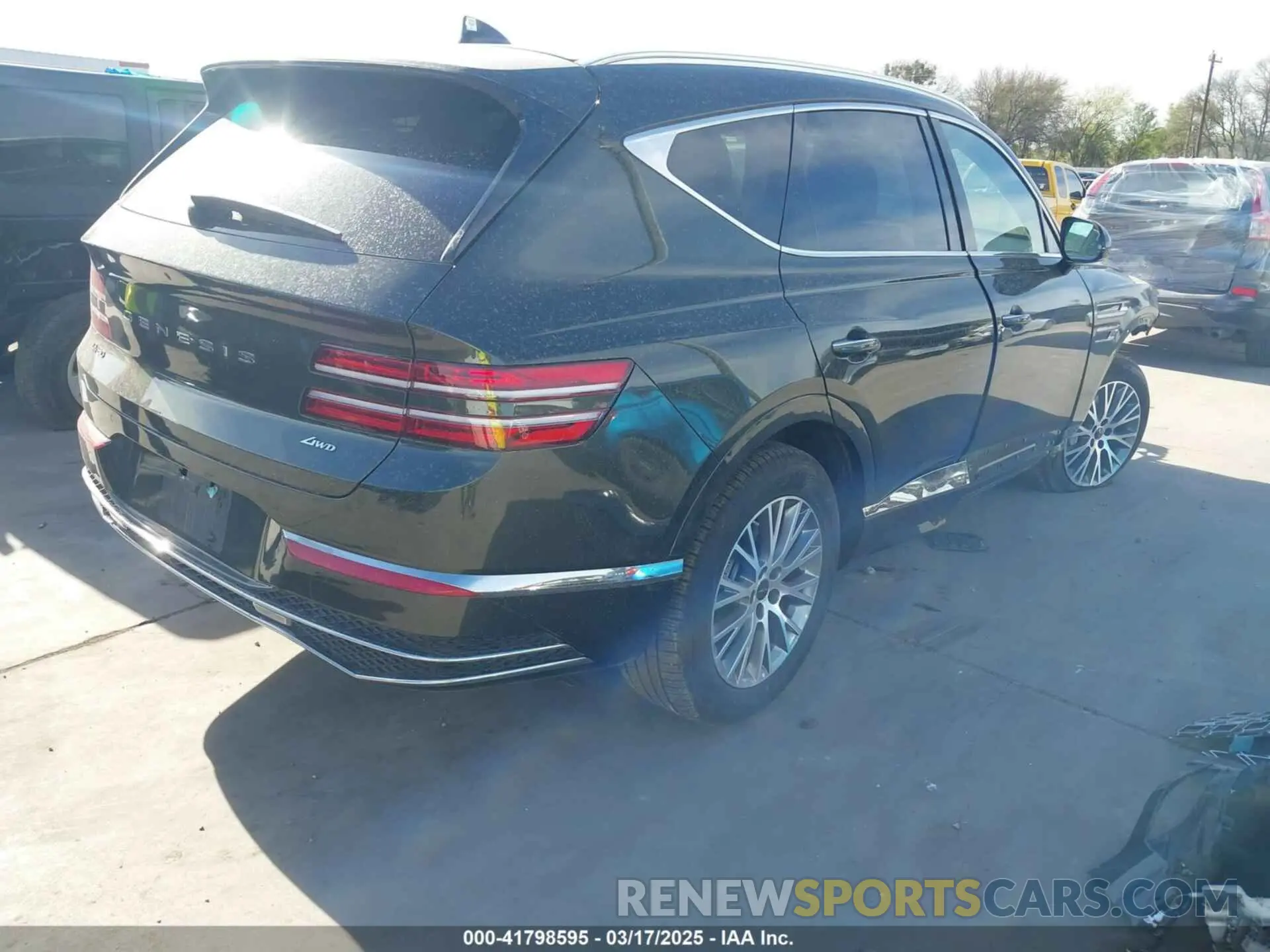 4 Photograph of a damaged car KMUHFESB0SU239716 GENESIS GV80 2025