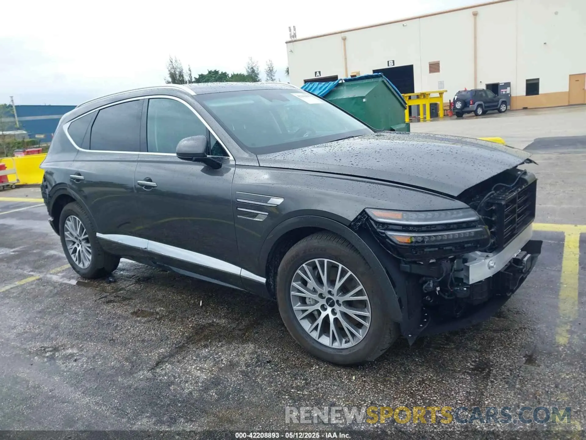 1 Photograph of a damaged car KMUHFESB7SU241172 GENESIS GV80 2025