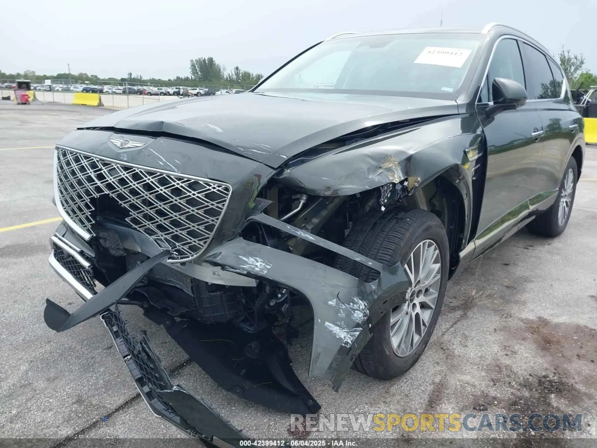 6 Photograph of a damaged car KMUHFESBXSU255275 GENESIS GV80 2025