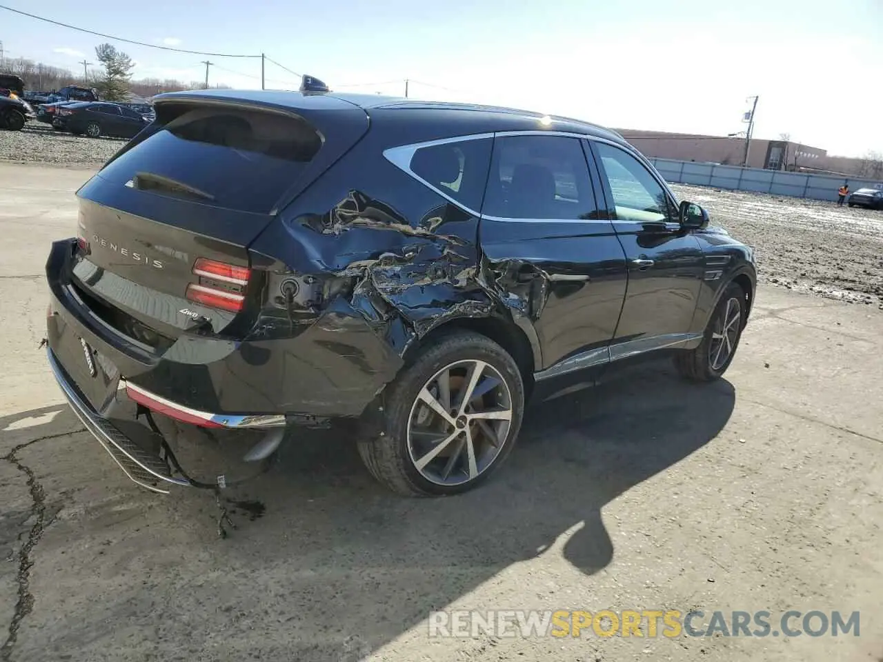3 Photograph of a damaged car KMUHDESC9SU214604 GENESIS GV80 ADVAN 2025