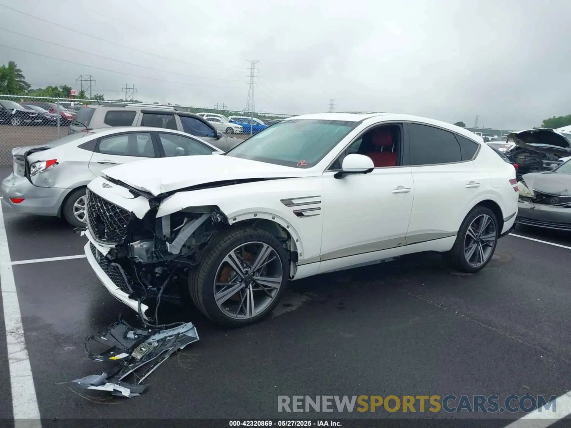 2 Photograph of a damaged car KMUJBESC2SU249623 GENESIS GV80 COUPE 2025