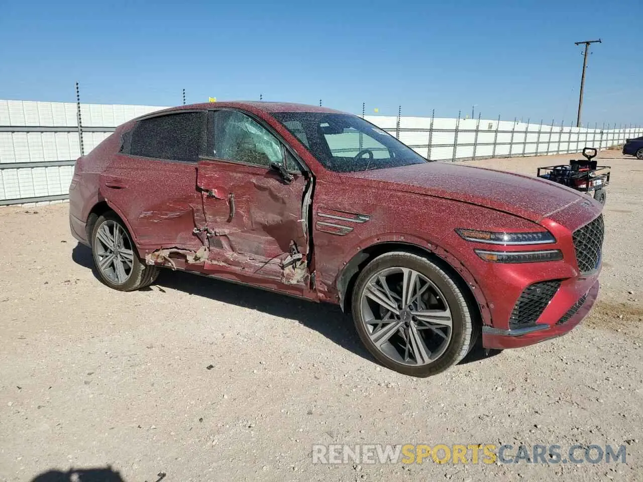4 Photograph of a damaged car KMUJBESC7SU257927 GENESIS GV80 COUPE 2025