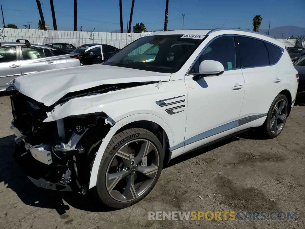 1 Photograph of a damaged car KMUHEESC1SU250011 GENESIS GV80 PREST 2025