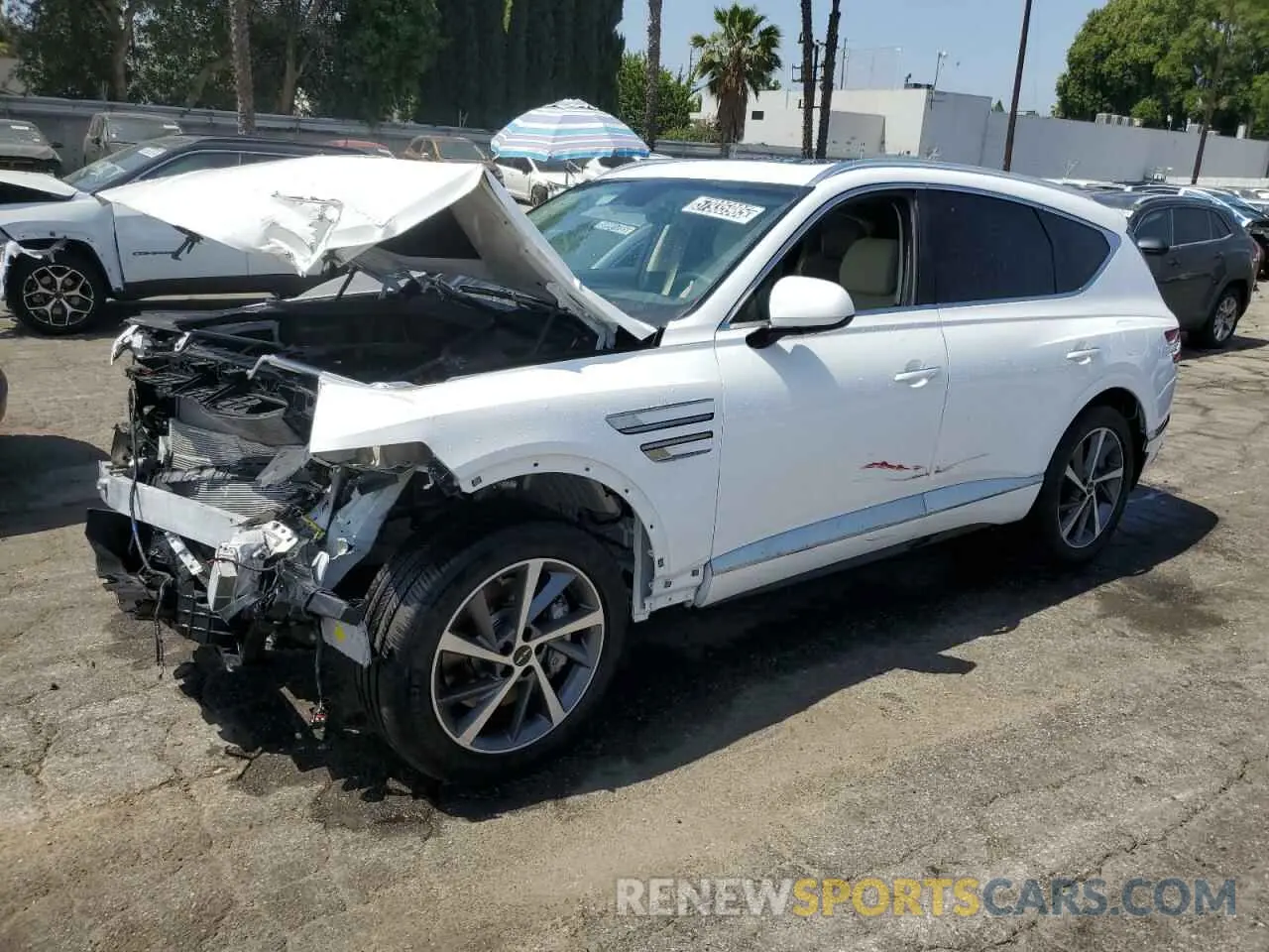 1 Photograph of a damaged car KMUHGESB8SU261492 GENESIS GV80 SELEC 2025
