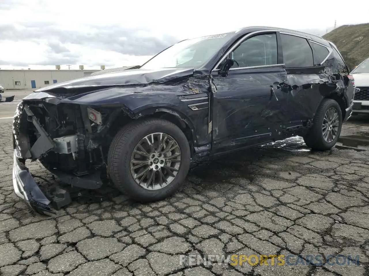 1 Photograph of a damaged car KMUHFESB3SU248524 GENESIS GV80 STAND 2025