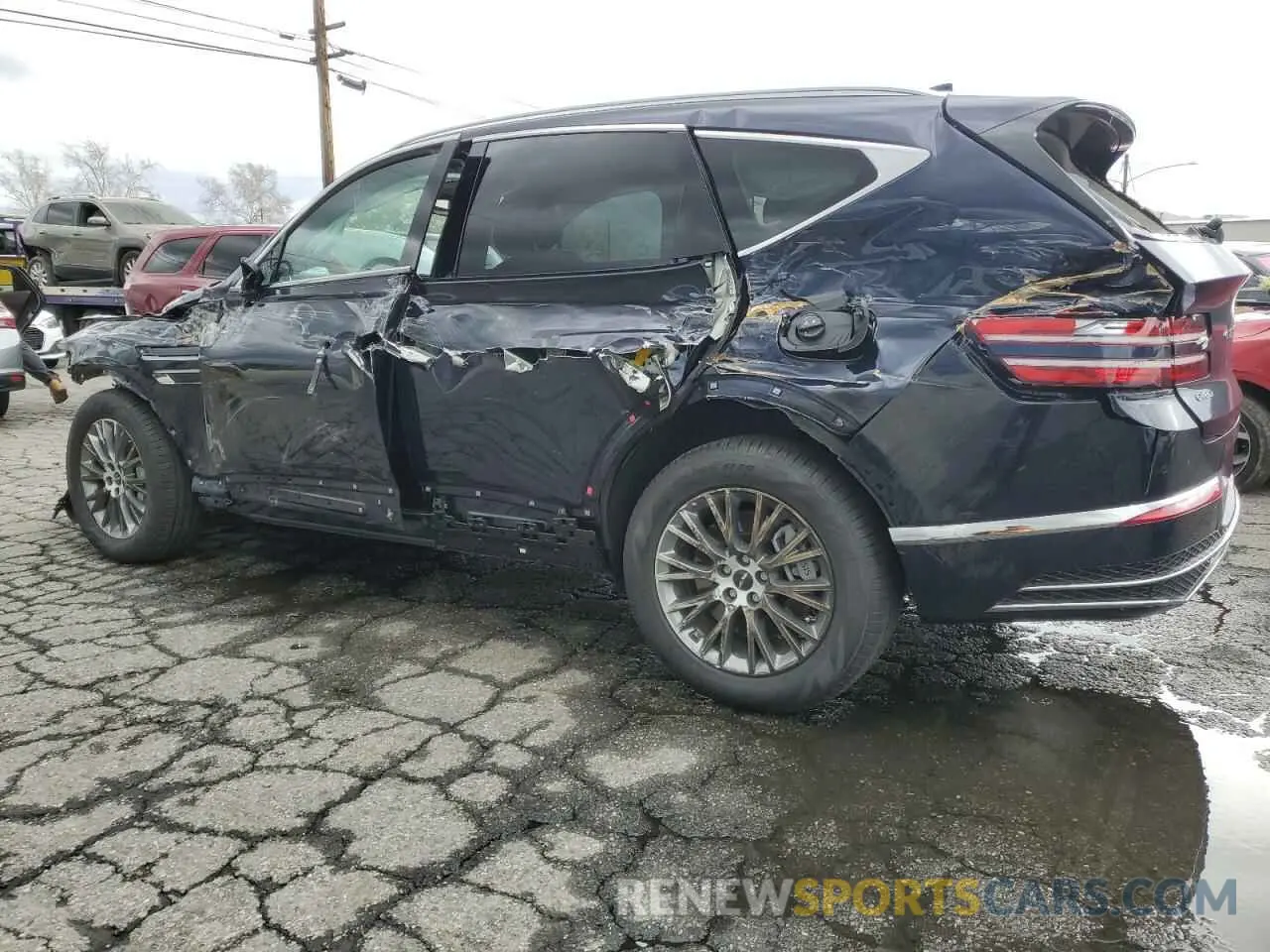 2 Photograph of a damaged car KMUHFESB3SU248524 GENESIS GV80 STAND 2025
