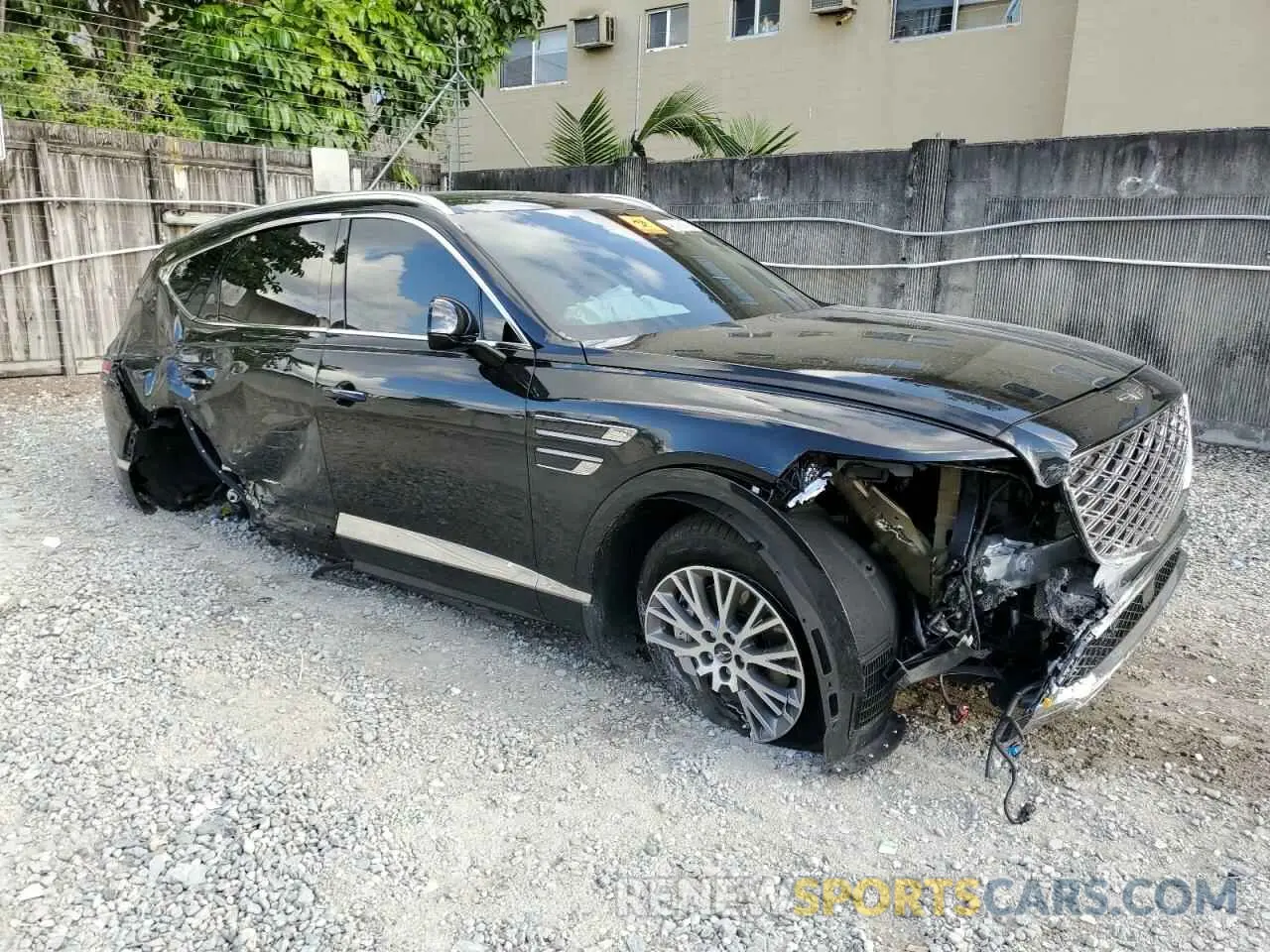 4 Photograph of a damaged car KMUHFESB7SU248218 GENESIS GV80 STAND 2025