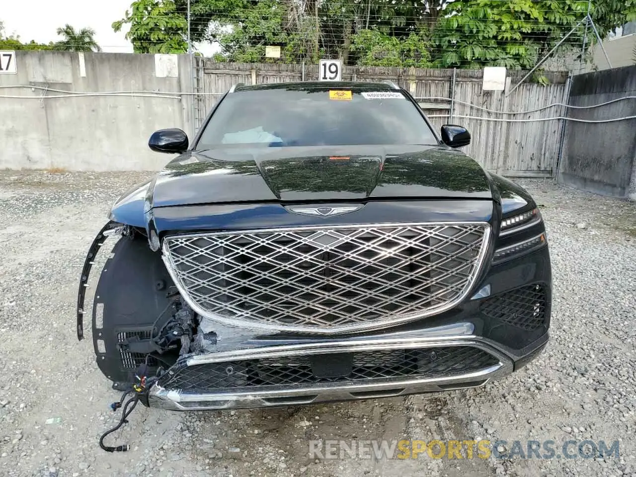 5 Photograph of a damaged car KMUHFESB7SU248218 GENESIS GV80 STAND 2025