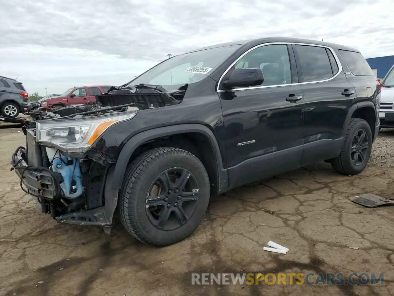 1 Photograph of a damaged car 1GKKNKLA1KZ204870 GMC ACADIA 2019