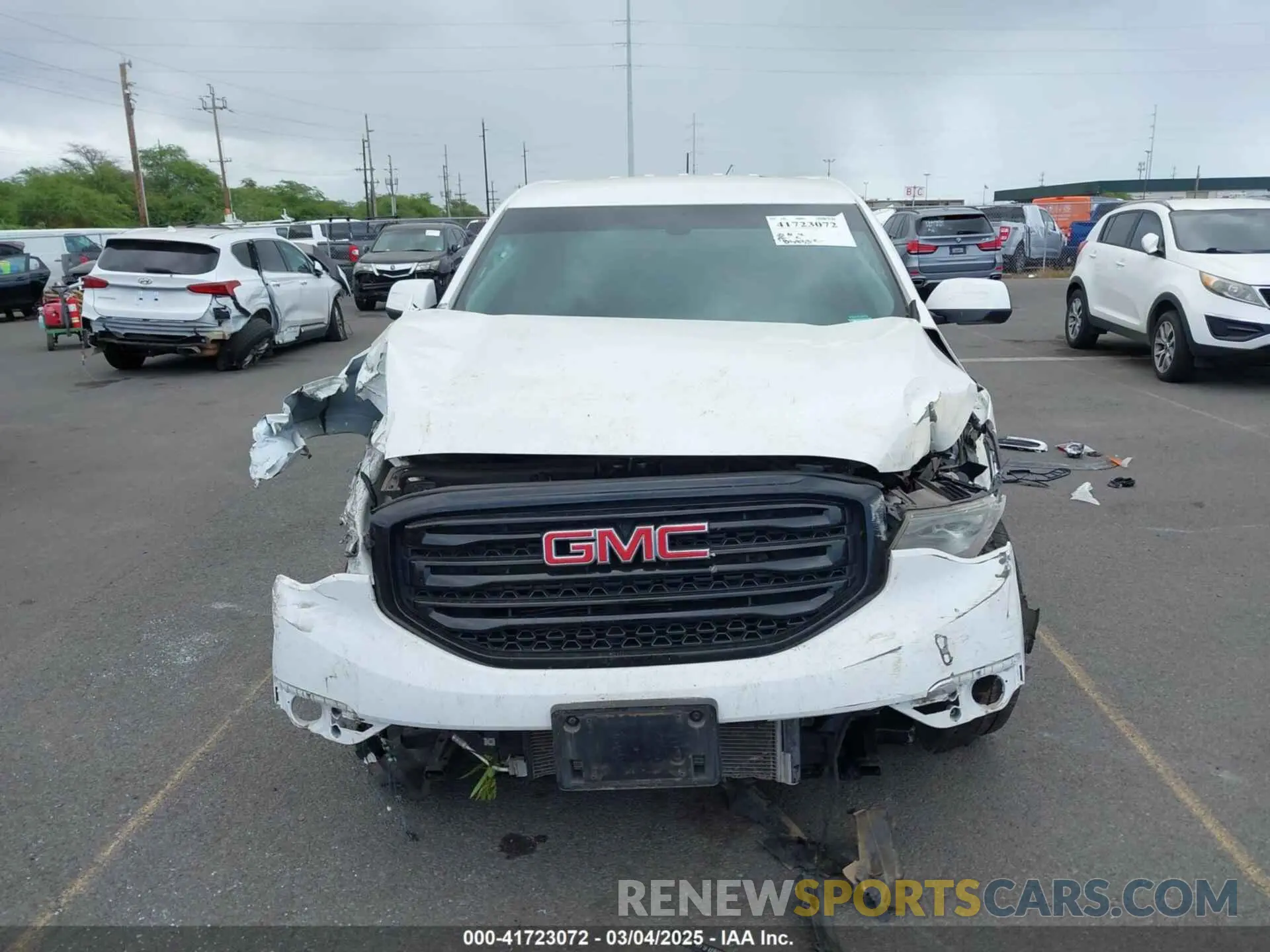 6 Photograph of a damaged car 1GKKNKLA2KZ180403 GMC ACADIA 2019