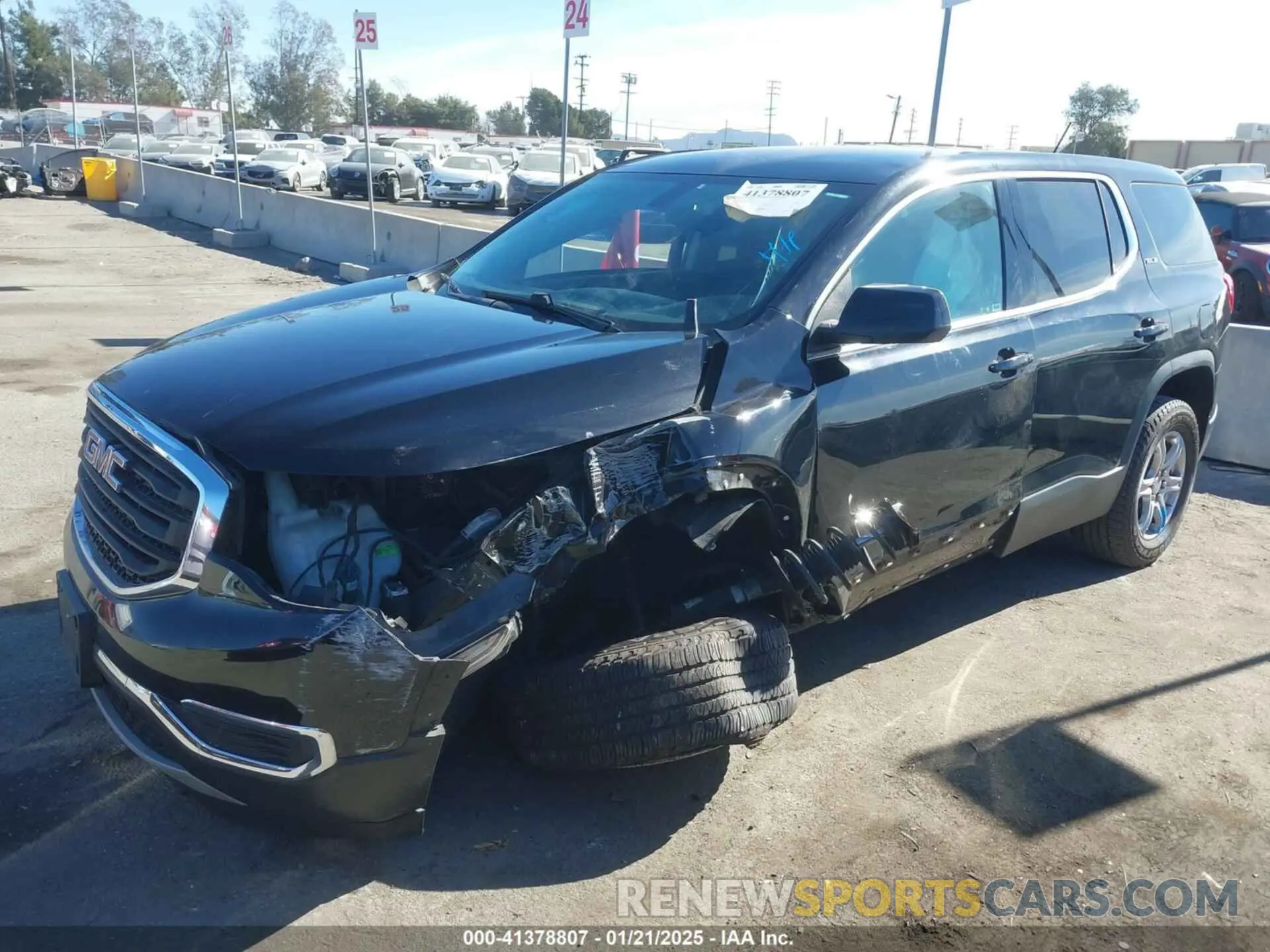 2 Photograph of a damaged car 1GKKNKLA2KZ293381 GMC ACADIA 2019