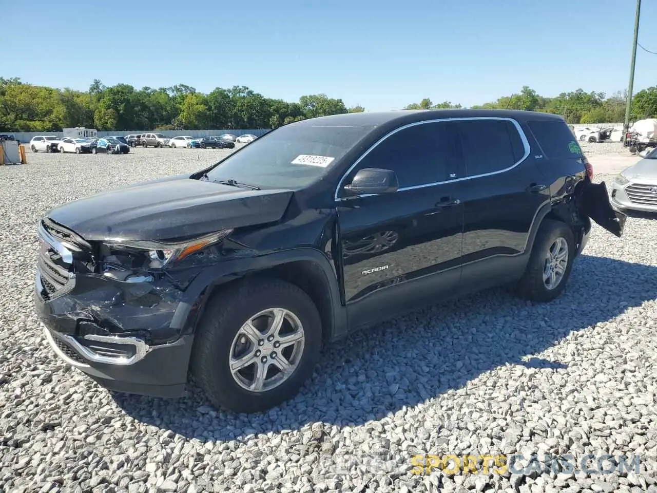 1 Photograph of a damaged car 1GKKNKLA4KZ210937 GMC ACADIA 2019