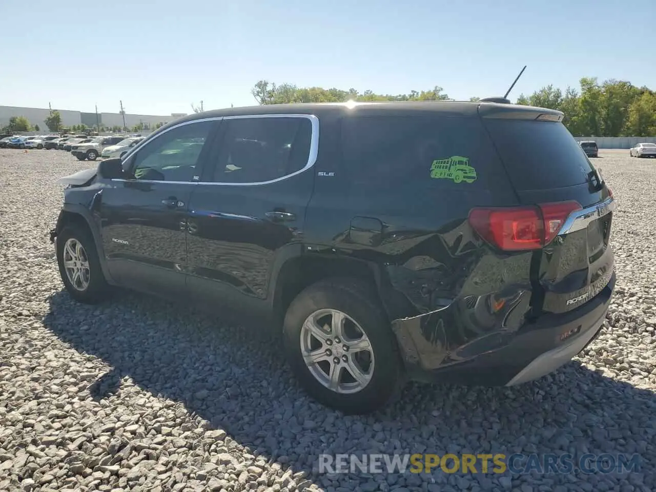 2 Photograph of a damaged car 1GKKNKLA4KZ210937 GMC ACADIA 2019