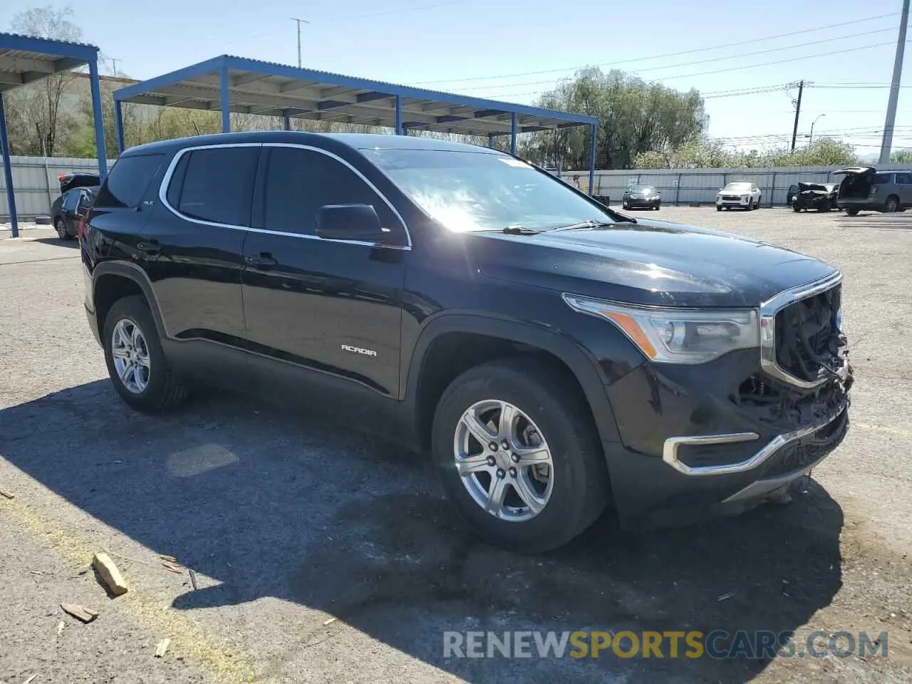 4 Photograph of a damaged car 1GKKNKLA5KZ228475 GMC ACADIA 2019