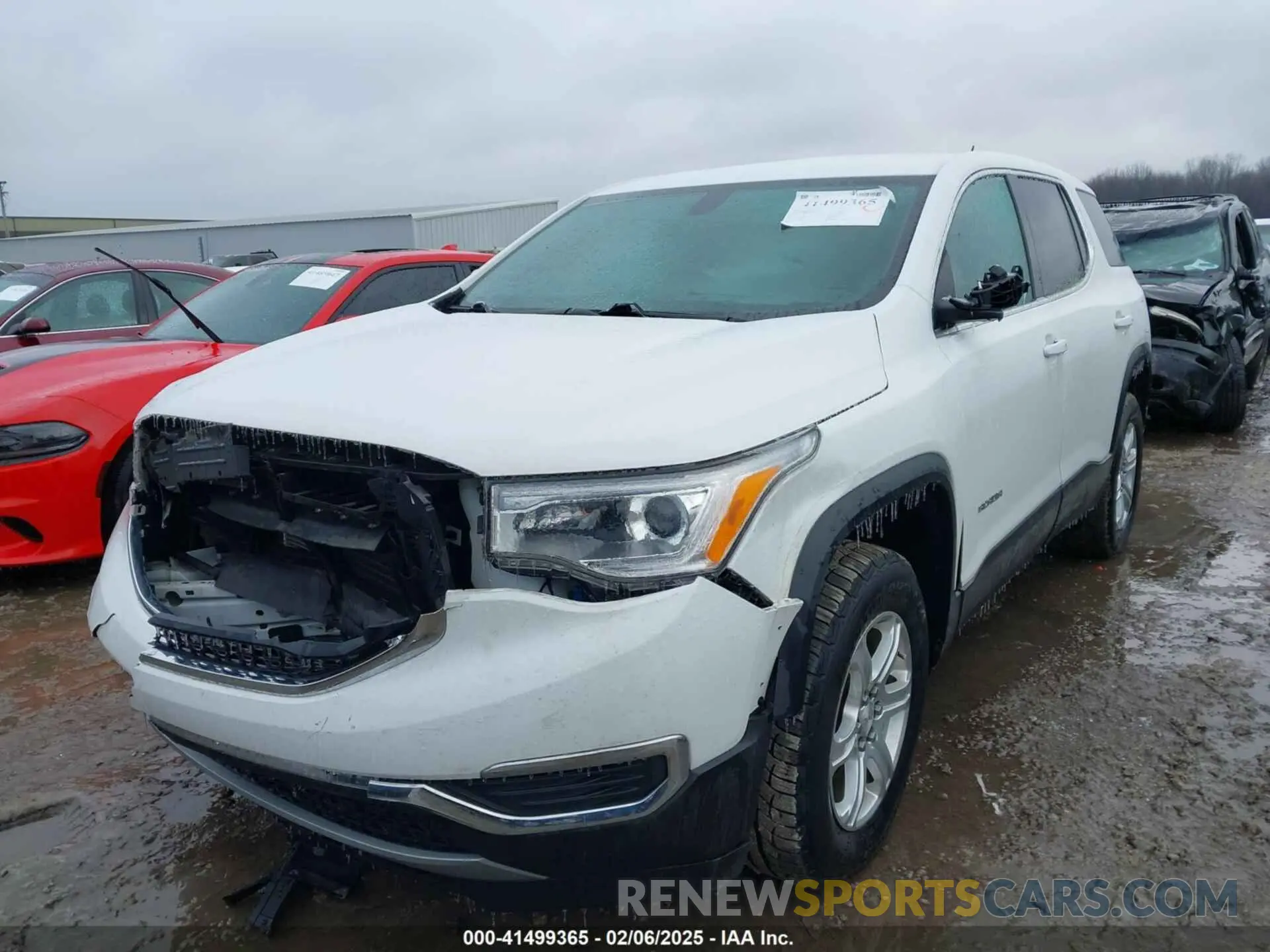 2 Photograph of a damaged car 1GKKNKLA5KZ278907 GMC ACADIA 2019
