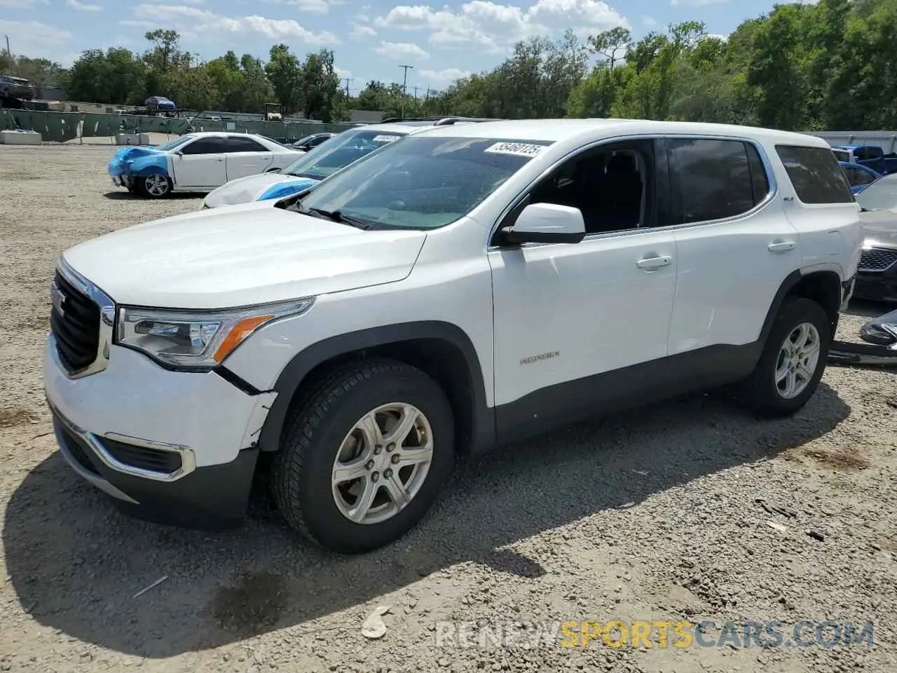 1 Photograph of a damaged car 1GKKNKLA6KZ108636 GMC ACADIA 2019