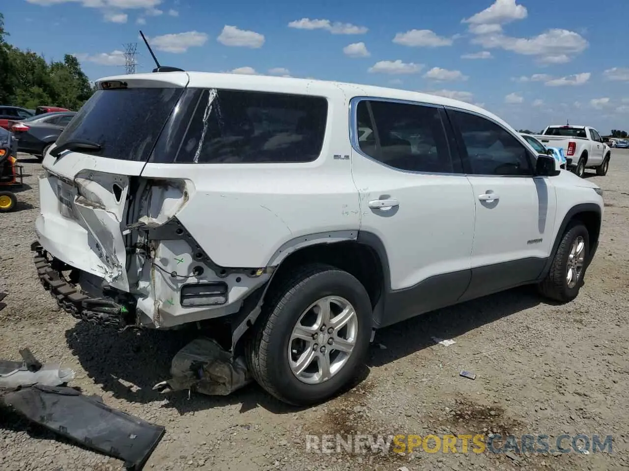 3 Photograph of a damaged car 1GKKNKLA6KZ108636 GMC ACADIA 2019