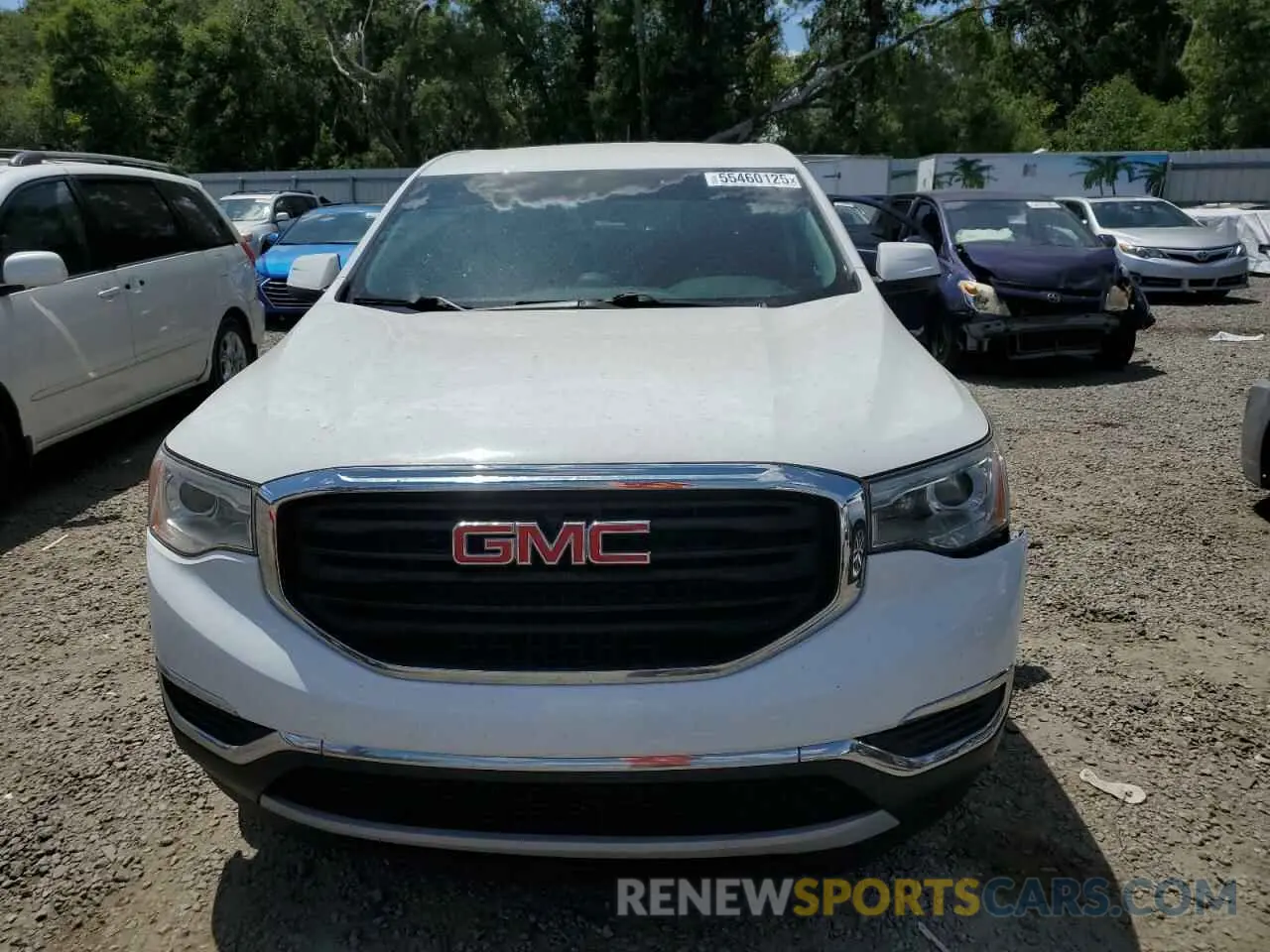 5 Photograph of a damaged car 1GKKNKLA6KZ108636 GMC ACADIA 2019