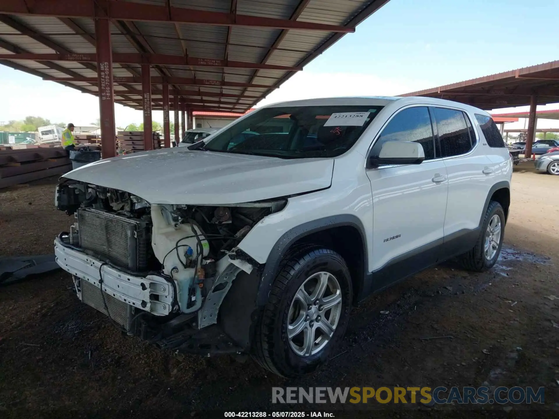 2 Photograph of a damaged car 1GKKNKLA6KZ240134 GMC ACADIA 2019