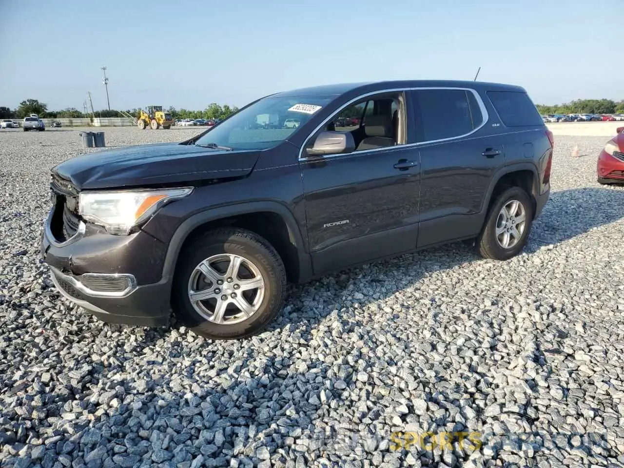 1 Photograph of a damaged car 1GKKNKLA7KZ110637 GMC ACADIA 2019