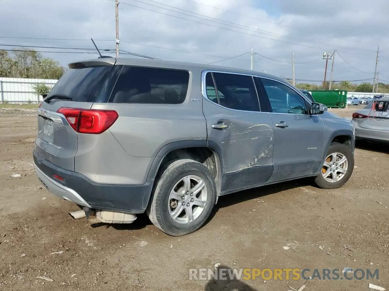 3 Photograph of a damaged car 1GKKNKLA7KZ163323 GMC ACADIA 2019