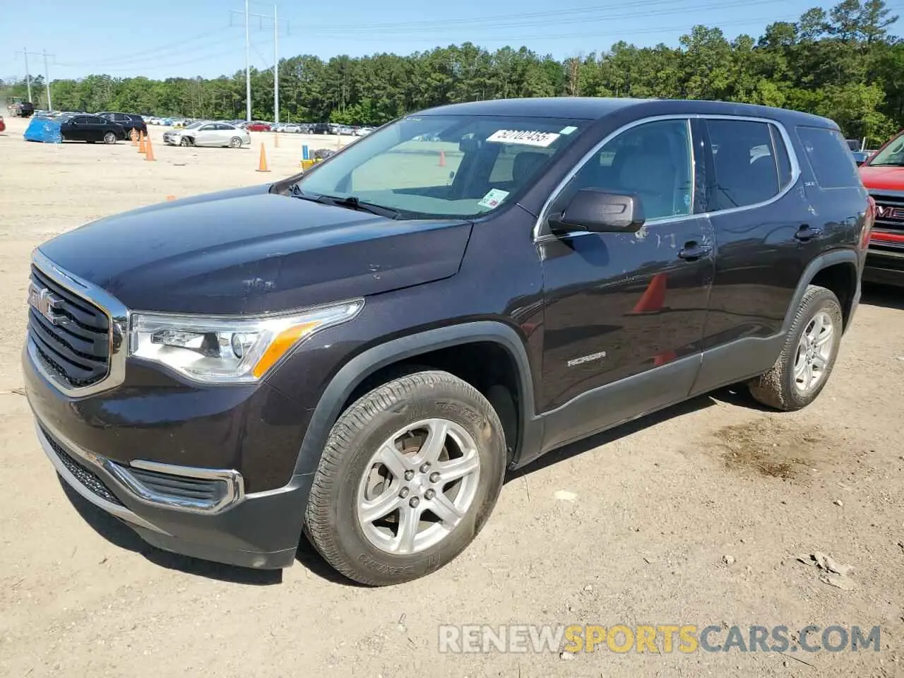 1 Photograph of a damaged car 1GKKNKLA8KZ101882 GMC ACADIA 2019
