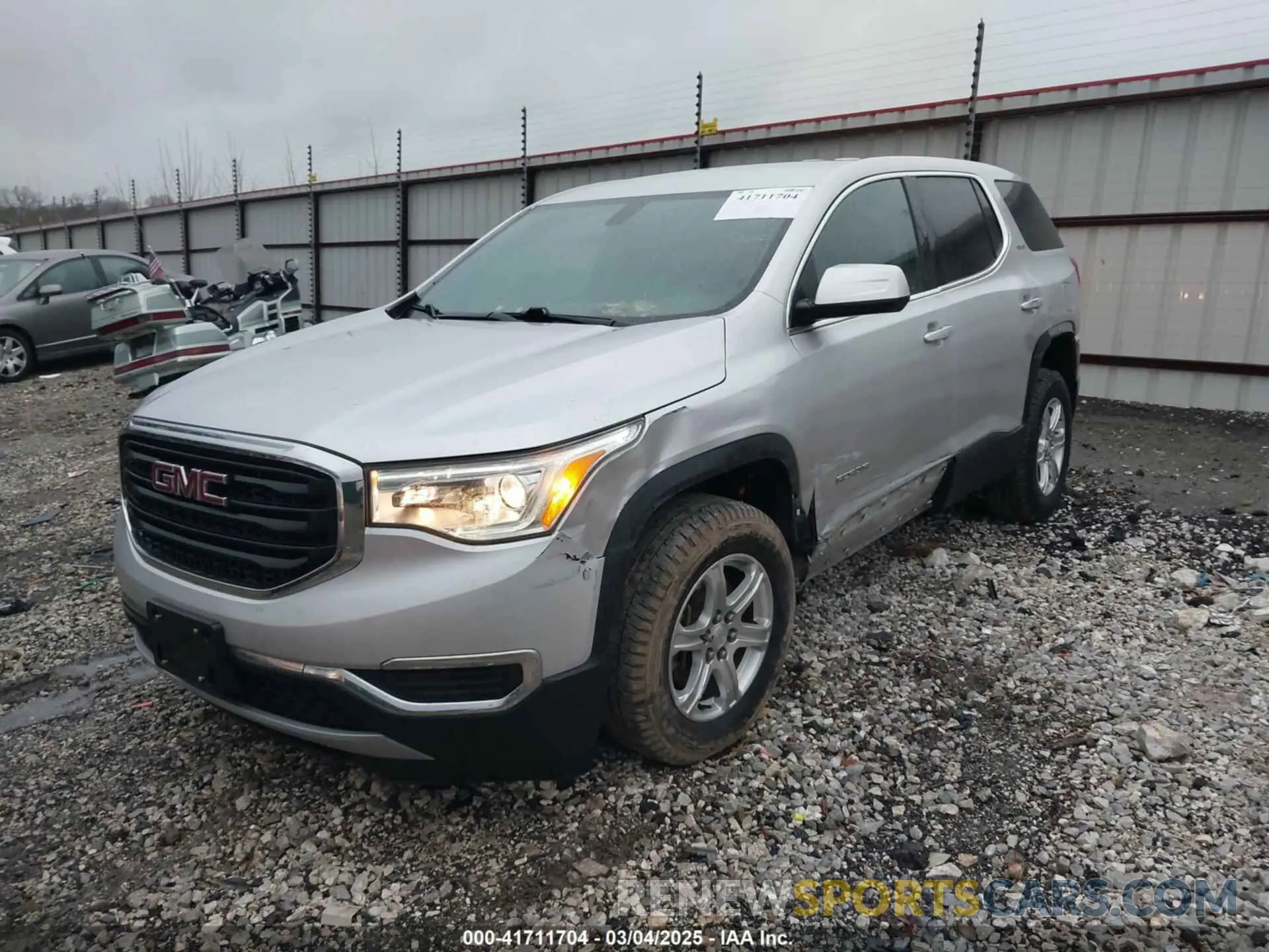 2 Photograph of a damaged car 1GKKNKLA9KZ105777 GMC ACADIA 2019