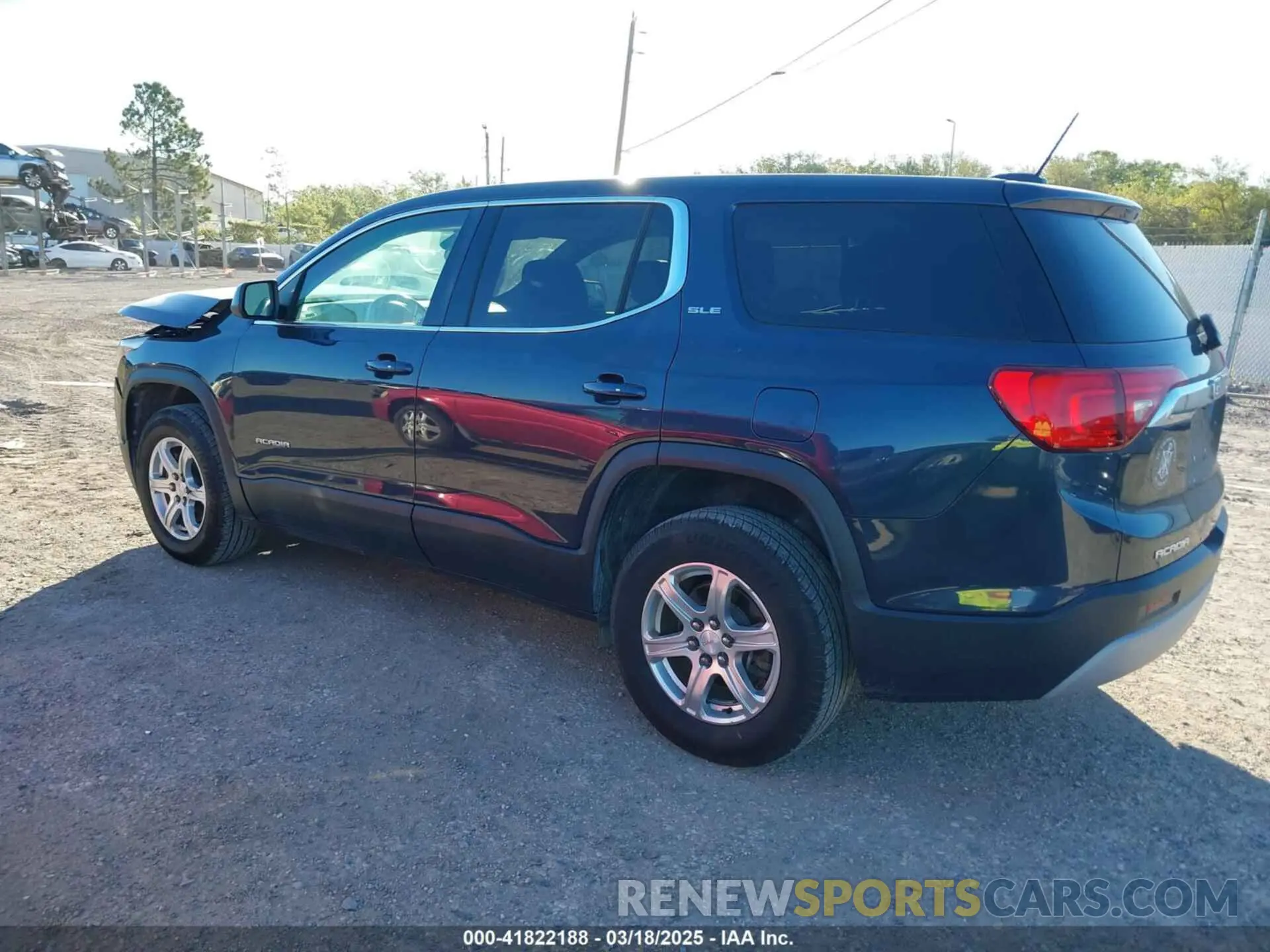 3 Photograph of a damaged car 1GKKNKLA9KZ106220 GMC ACADIA 2019