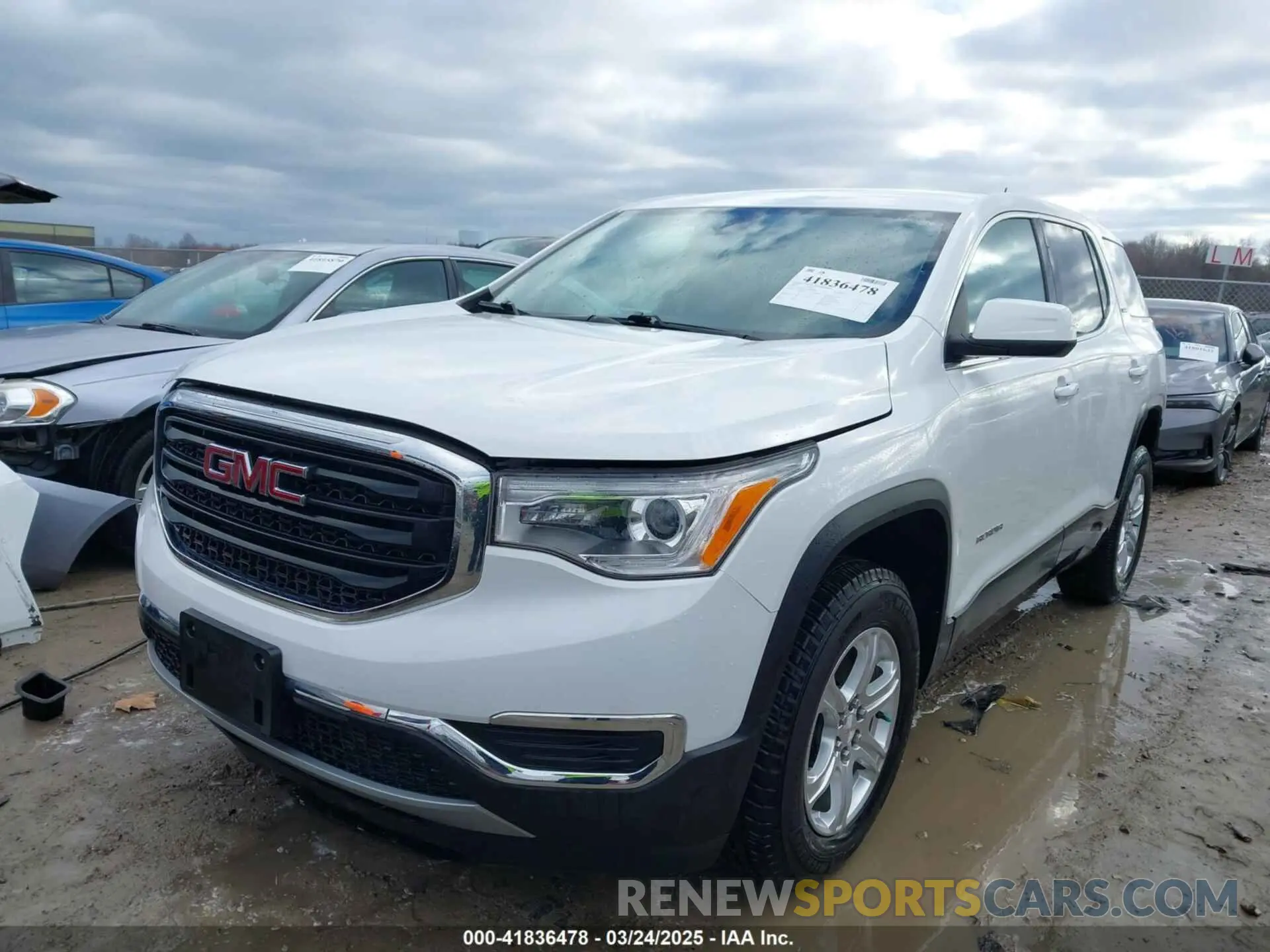 2 Photograph of a damaged car 1GKKNKLA9KZ233226 GMC ACADIA 2019