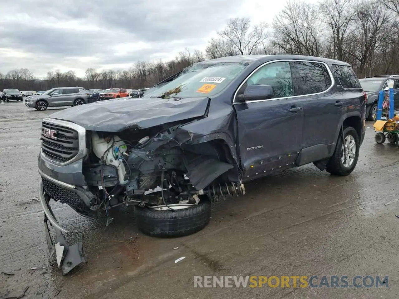 1 Photograph of a damaged car 1GKKNKLAXKZ266493 GMC ACADIA 2019