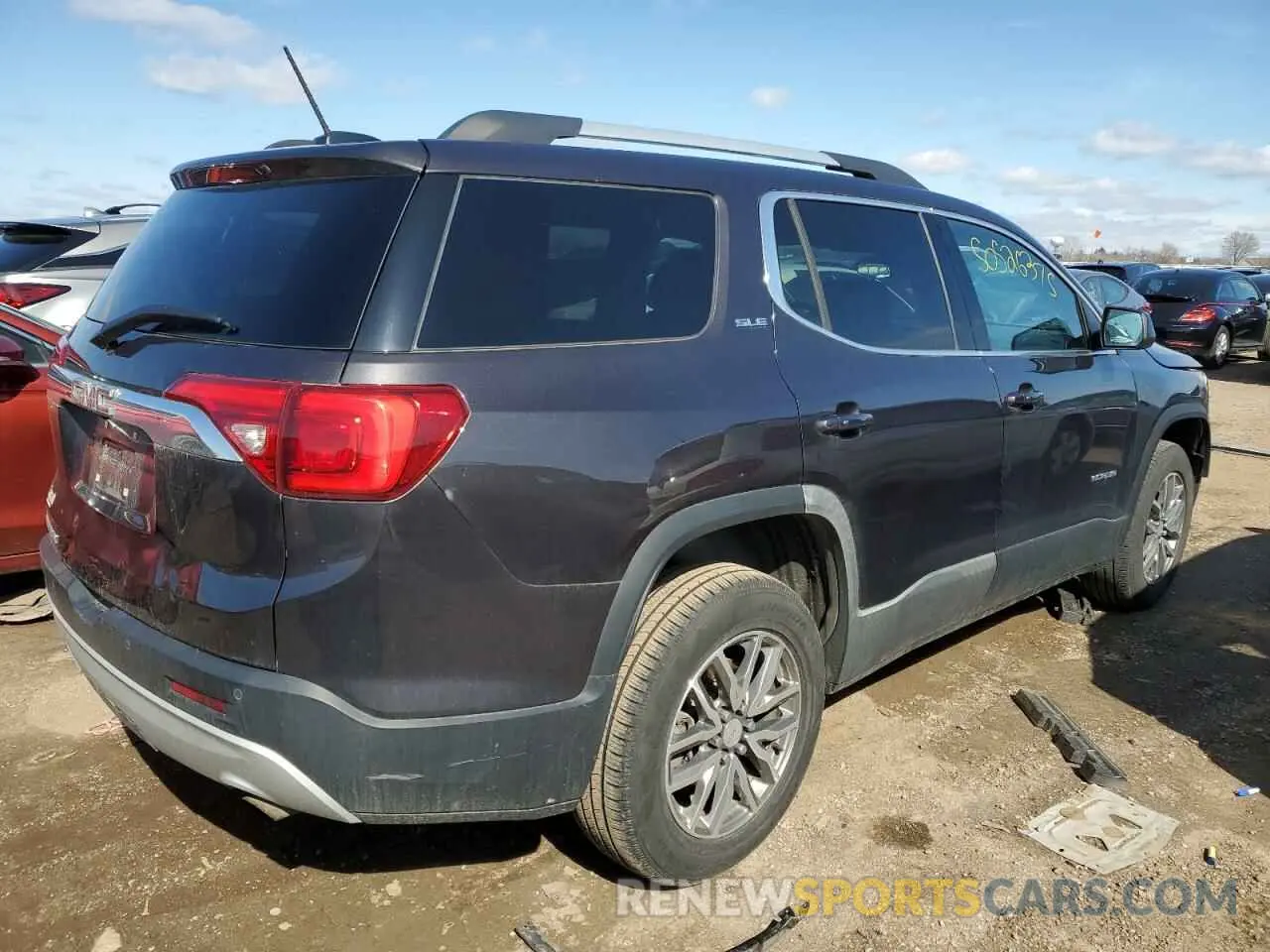 3 Photograph of a damaged car 1GKKNLLA1KZ123762 GMC ACADIA 2019