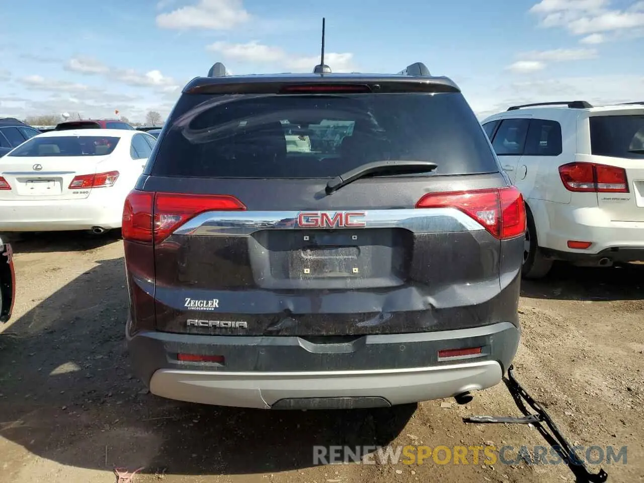 6 Photograph of a damaged car 1GKKNLLA1KZ123762 GMC ACADIA 2019