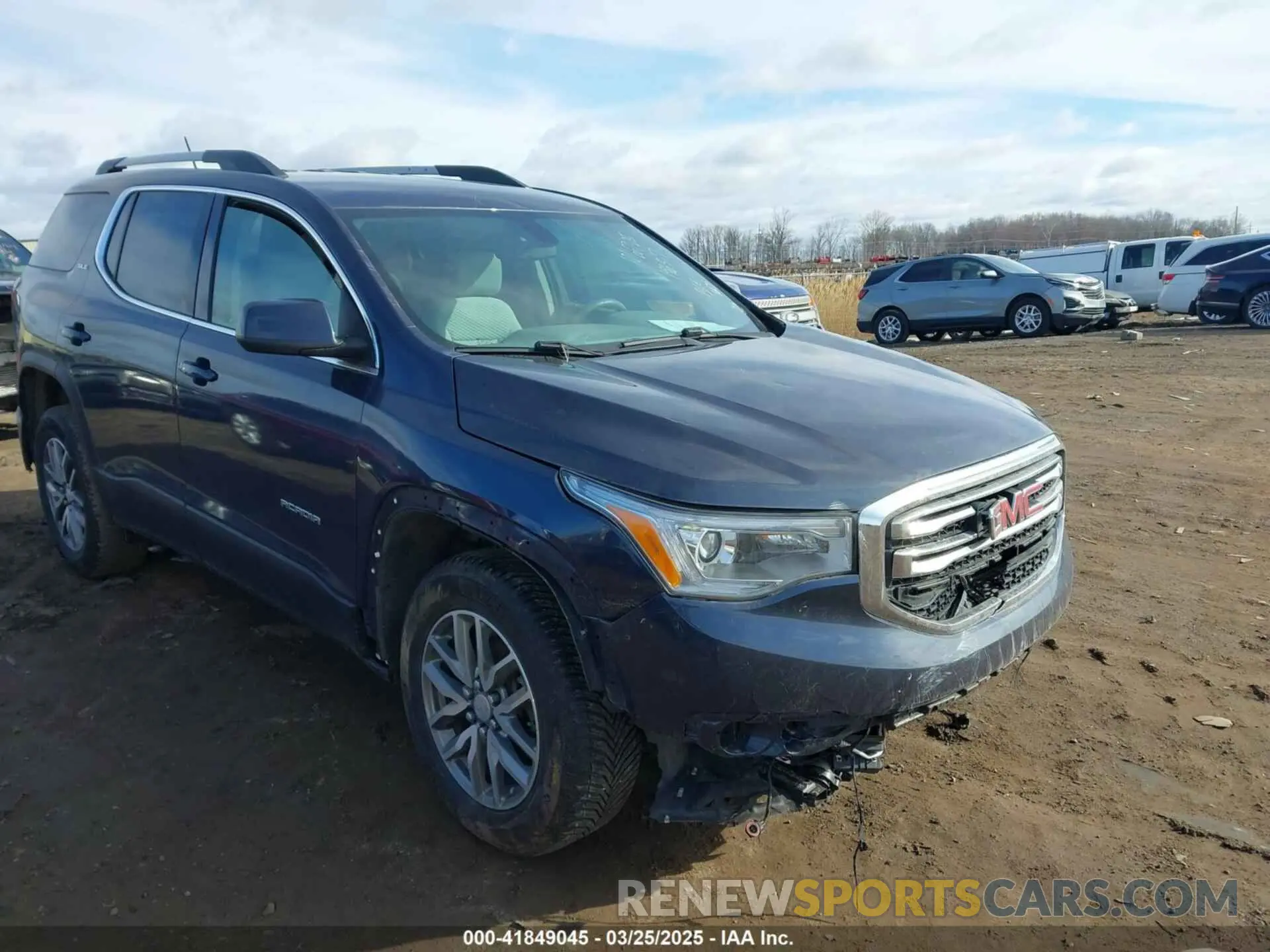 1 Photograph of a damaged car 1GKKNLLA1KZ196517 GMC ACADIA 2019