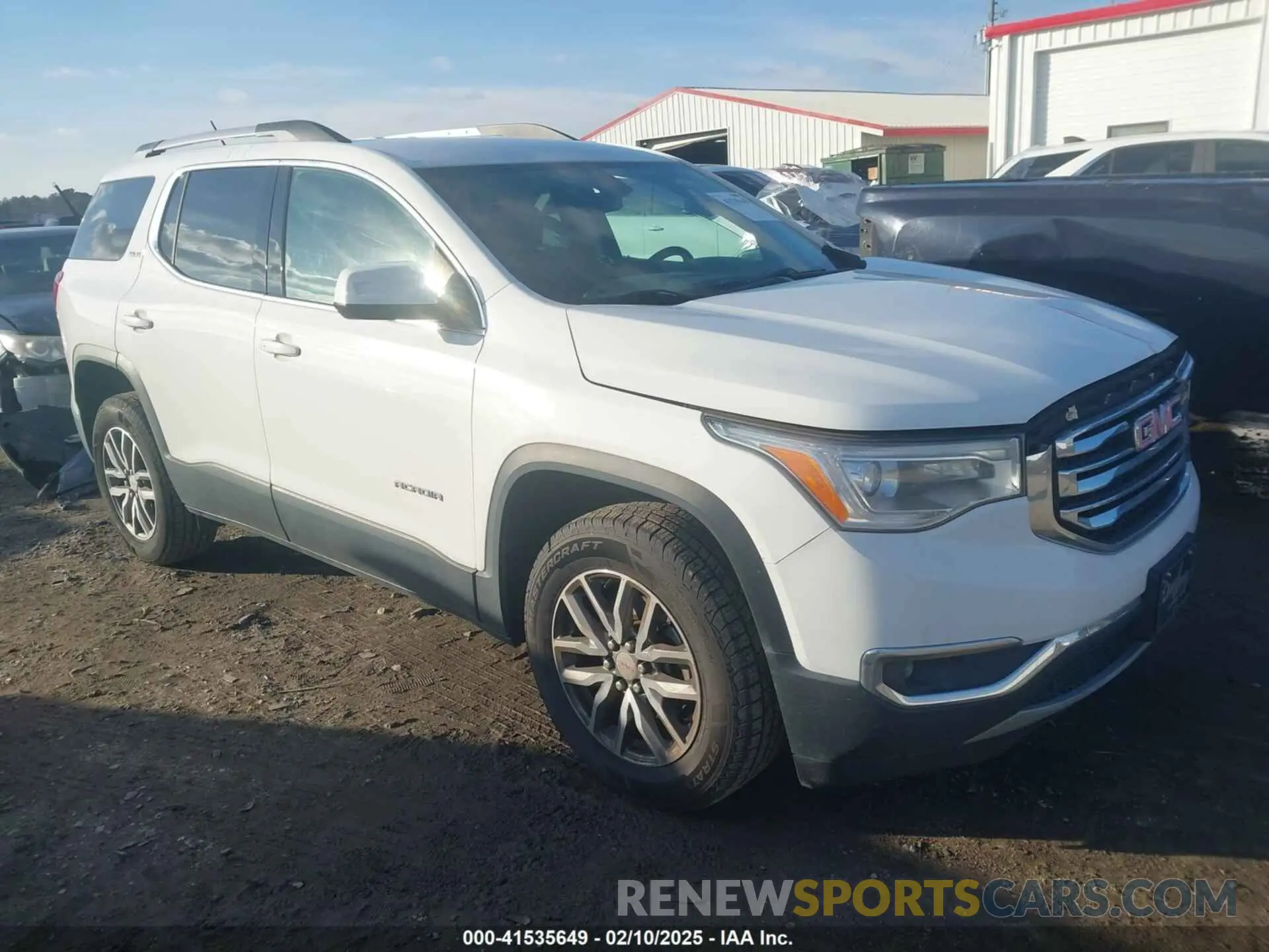 1 Photograph of a damaged car 1GKKNLLA1KZ263424 GMC ACADIA 2019
