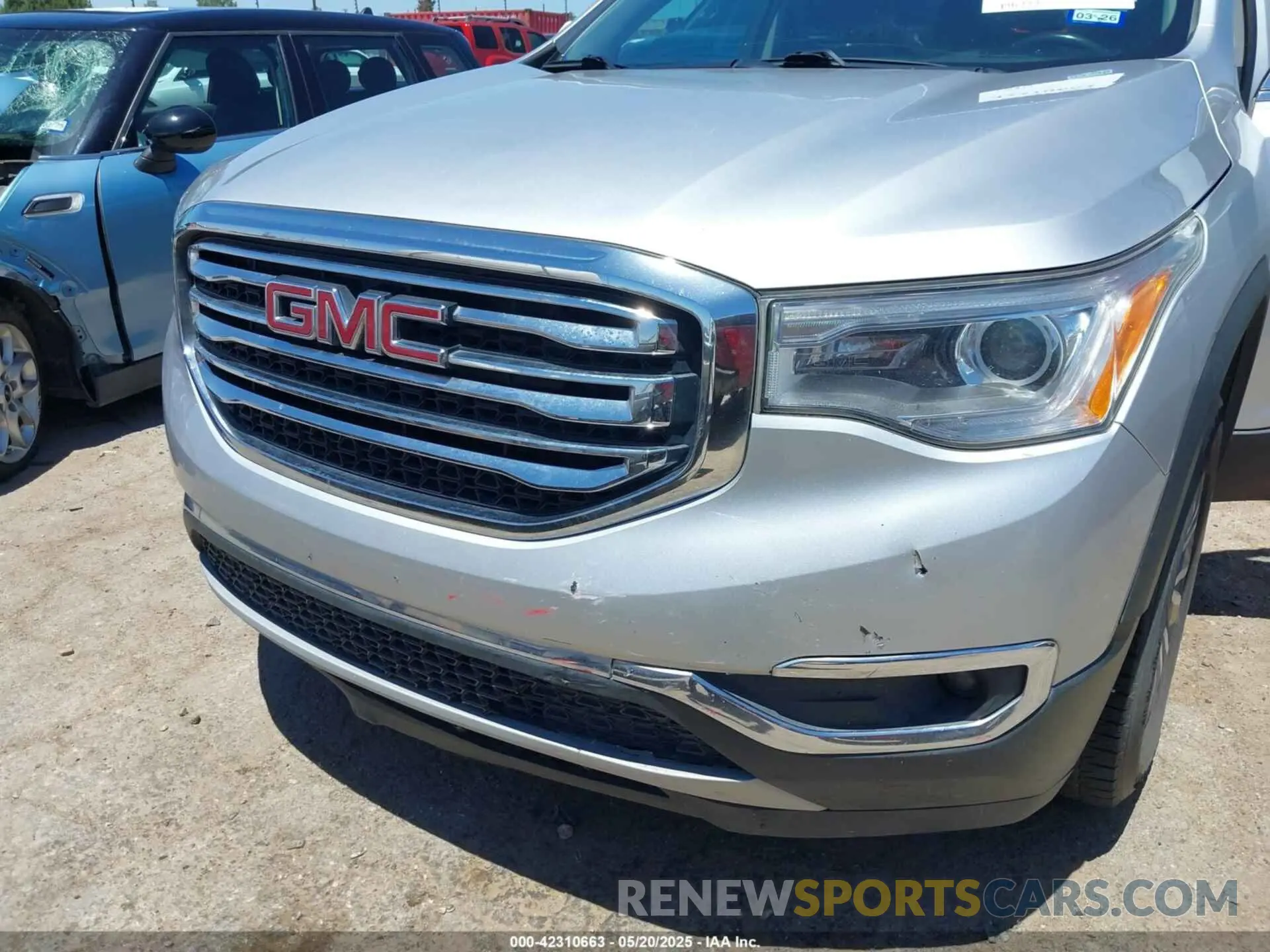 18 Photograph of a damaged car 1GKKNLLA1KZ269417 GMC ACADIA 2019