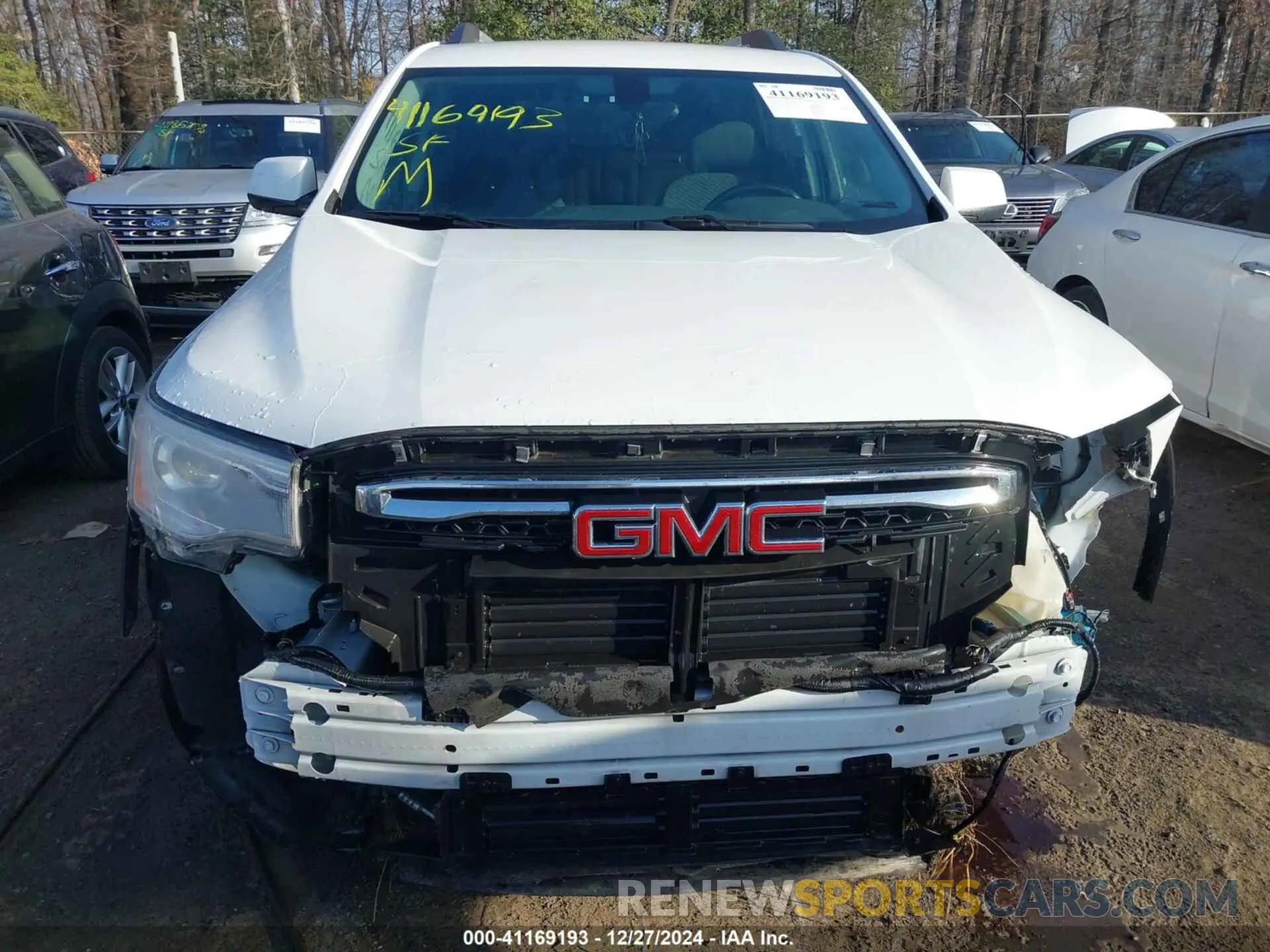 13 Photograph of a damaged car 1GKKNLLA1KZ279896 GMC ACADIA 2019
