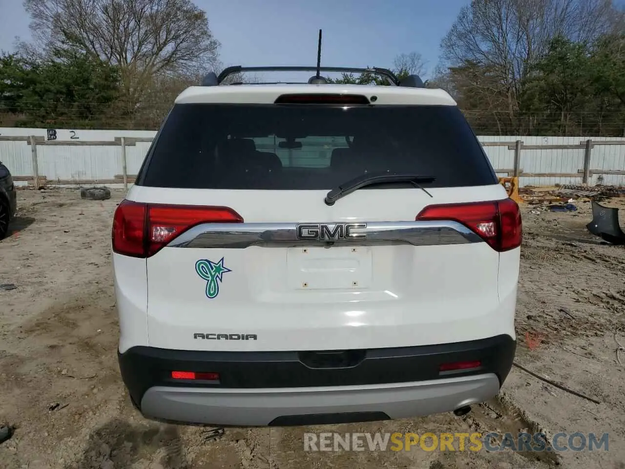 6 Photograph of a damaged car 1GKKNLLA2KZ253114 GMC ACADIA 2019