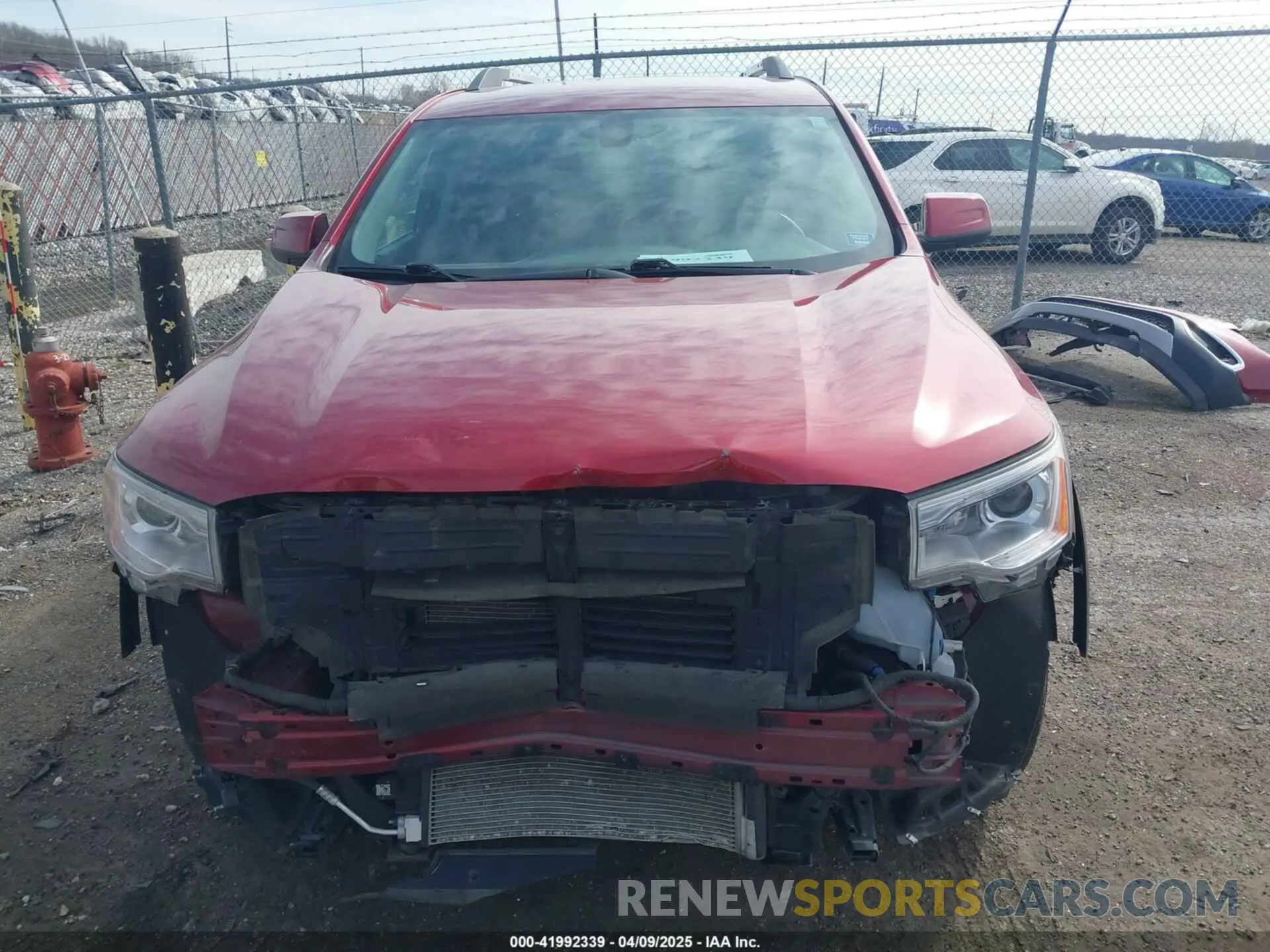 13 Photograph of a damaged car 1GKKNLLA4KZ250084 GMC ACADIA 2019