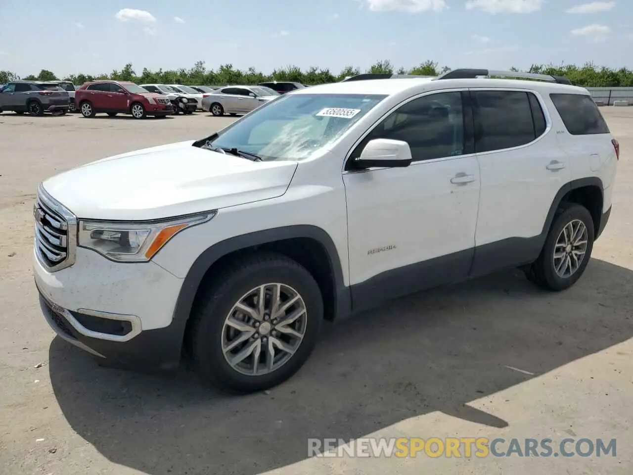 1 Photograph of a damaged car 1GKKNLLAXKZ120309 GMC ACADIA 2019