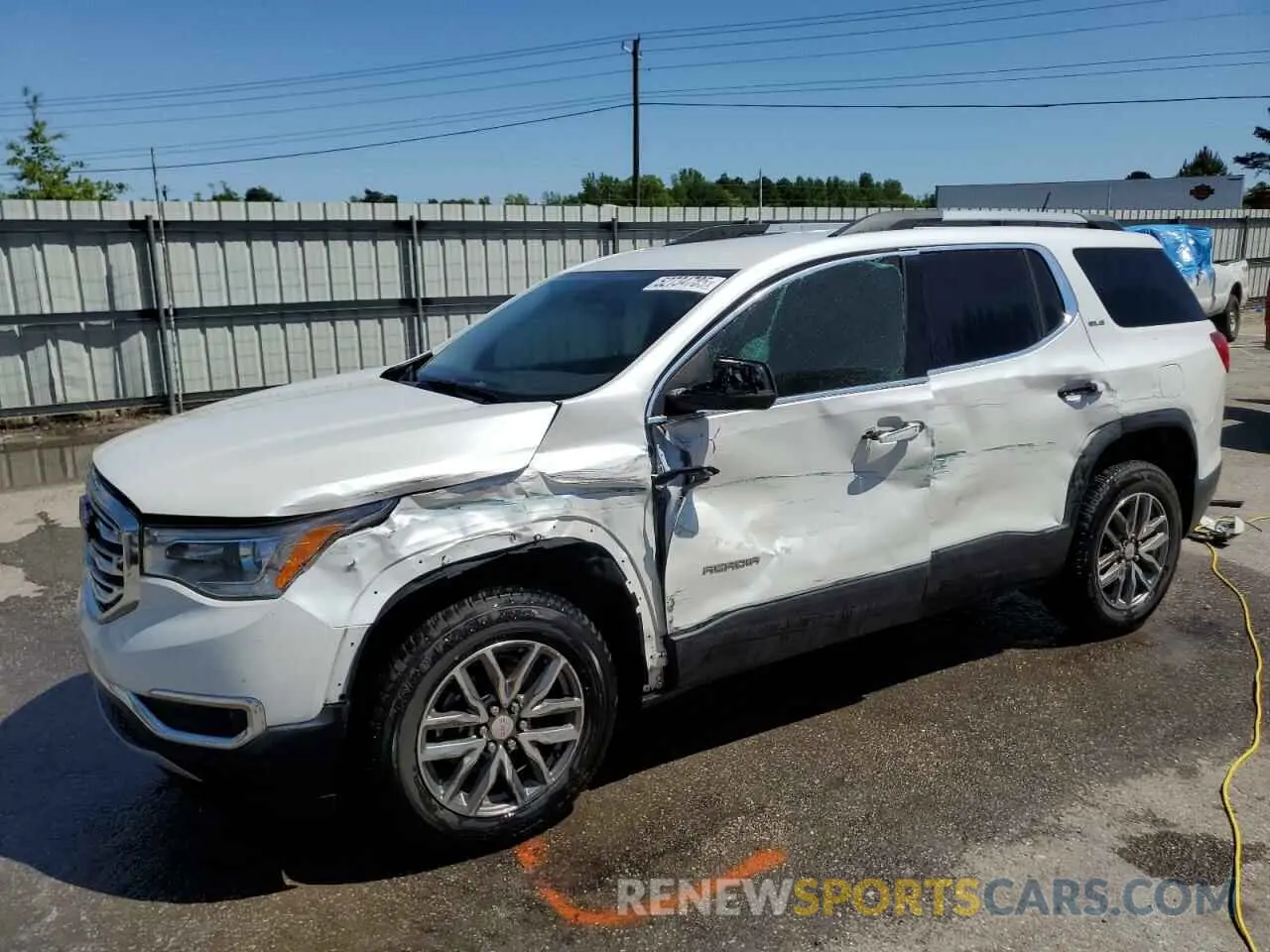 1 Photograph of a damaged car 1GKKNLLAXKZ274812 GMC ACADIA 2019