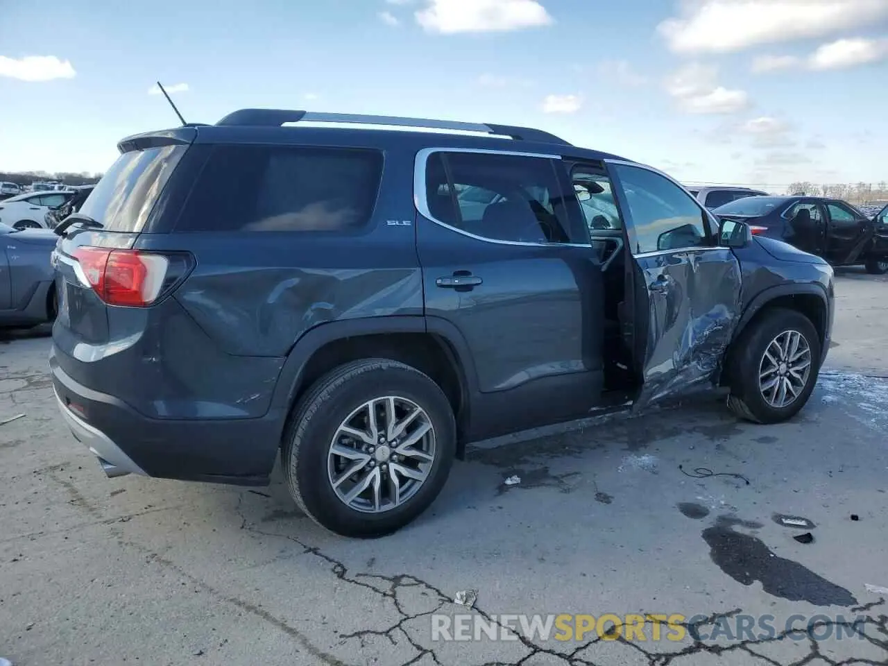 3 Photograph of a damaged car 1GKKNLLS3KZ276538 GMC ACADIA 2019