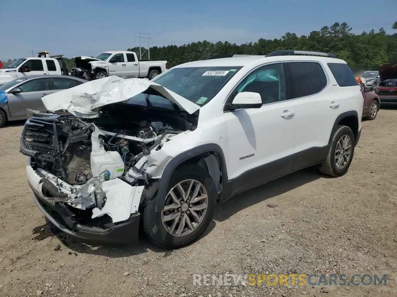 1 Photograph of a damaged car 1GKKNLLS4KZ154562 GMC ACADIA 2019